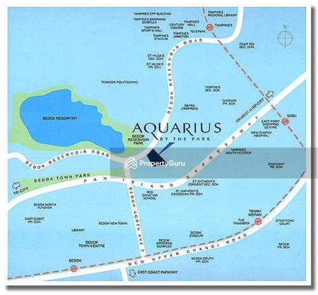 Condominium for Rent, Aquarius By The Park, SGD 1,800 | 99-year lease