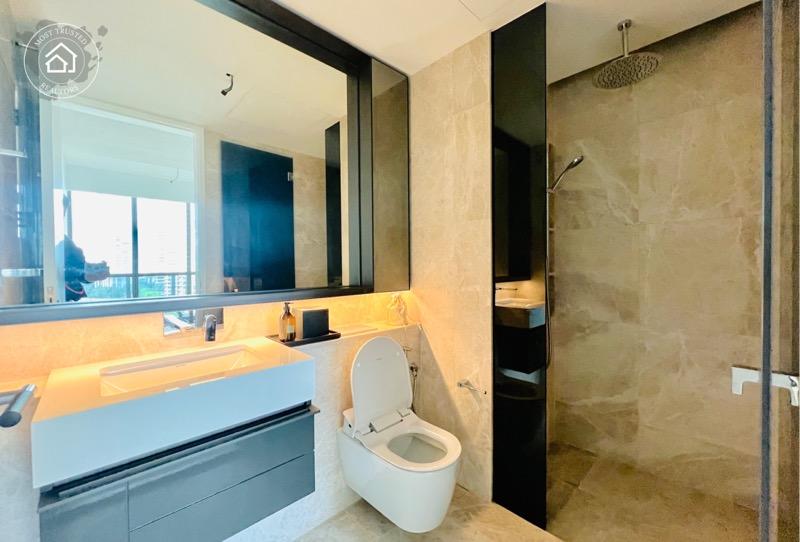 Condominium for Rent, Riviere Condominium For Rent, $6,799, 2 Bed 2 Bath 818 sqft $8.31 psf, SGD 6,799