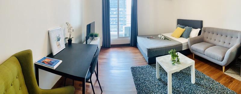 Apartment for Rent, The Sail @ Marina Bay Apartment For Rent, $3,5001 Bath 300 sqft $11.67 psf, SGD 3,500 | 99-year Leasehold
