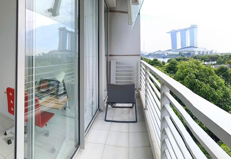 Apartment for Rent, The Sail @ Marina Bay Apartment Room Rental, $1,800, 1 Bed 1 Bath 80 sqft $22.50 psf, SGD 1,800 | 99-year Leasehold