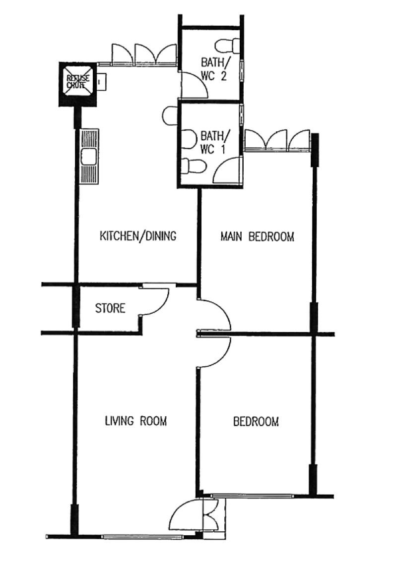 HDB Apartment for Rent, 621 Yishun Ring Road HDB Apartment For Rent, $3,000, 2 Bed 2 Bath 839 sqft $3.58 psf, SGD 3,000 | 99-year Leasehold