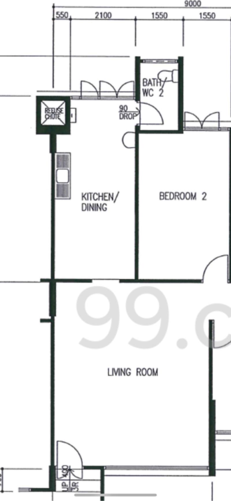 HDB Apartment for Rent: Yishun, D27, 760641