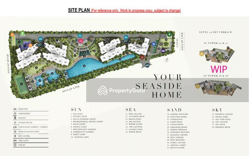Condominium for Rent, Seaside Residences, SGD 7,500 | 99-year lease