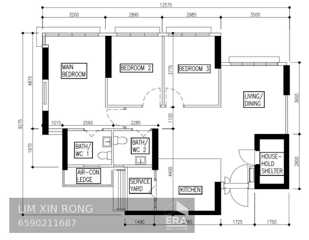 HDB - 1 room for Rent: 
