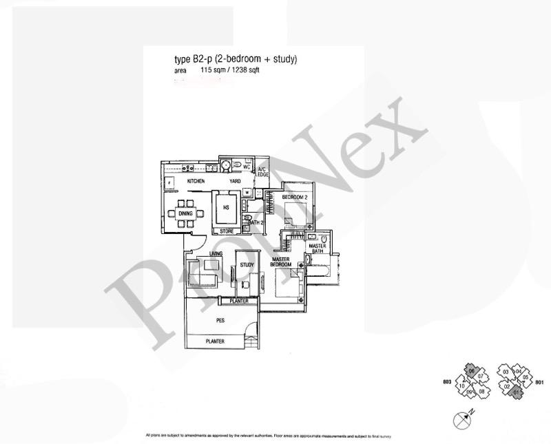 Apartment for Rent, D'Pavilion Apartment For Rent, $4,850, 2 Bed 2 Bath 1,237 sqft $3.92 psf, SGD 4,850 | Freehold