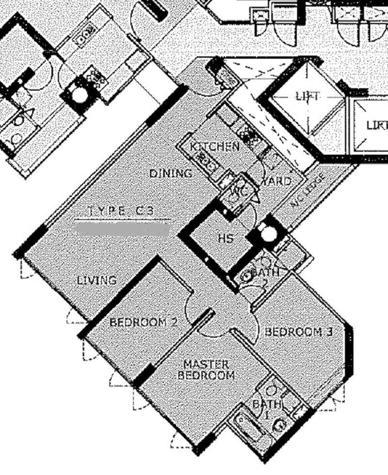 Condominium for Rent, Hillview Regency Condominium For Rent, $4,500, 3 Bed 3 Bath 1,130 sqft $3.98 psf, SGD 4,500 | 99-year Leasehold