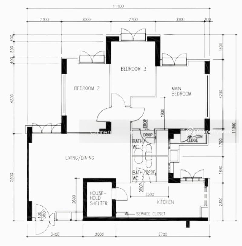 HDB Apartment for Rent, SUPER CHEAP ROOM RENTAL AT RIVERVALE HDB Apartment Room Rental, $1,100, 1 Bed 2 Bath 21 sqft $52.38 , SGD 1,100