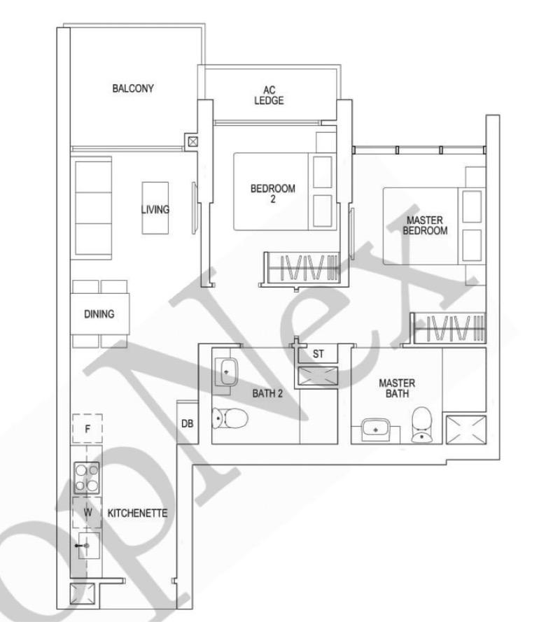 Condominium for Rent: D05, 126754
