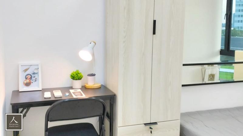 Condominium for Rent, Simsville Condominium Room Rental, $1,200, 1 Bed 1 Bath 100 sqft $12.00 psf, SGD 1,200 | 99-year Leasehold