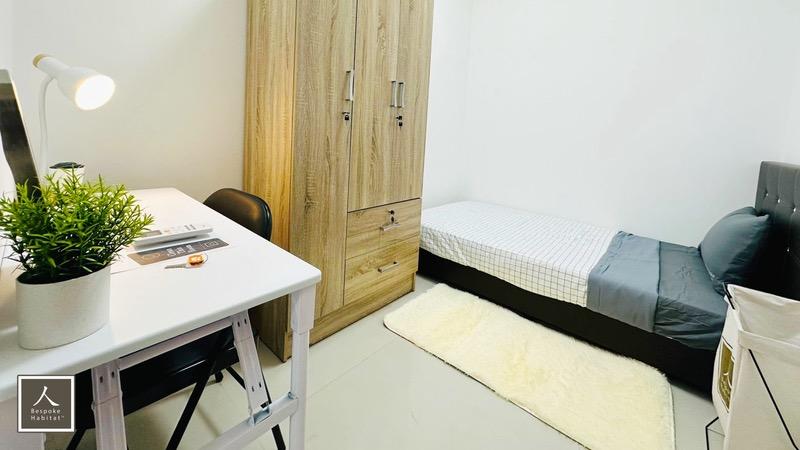 Condominium for Rent, Citylights Condominium Room Rental, $1,100, 1 Bed 1 Bath 150 sqft $7.33 psf, SGD 1,100 | 99-year Leasehold