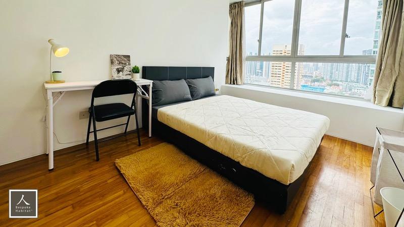 Condominium for Rent, Citylights Condominium Room Rental, $1,100, 1 Bed 1 Bath 150 sqft $7.33 psf, SGD 1,100 | 99-year Leasehold