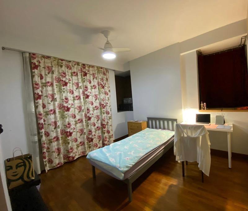 Apartment for Rent, Papillon Apartment Room Rental, $1,800, 1 Bed 1 Bath 200 sqft $9.00 psf, SGD 1,800
