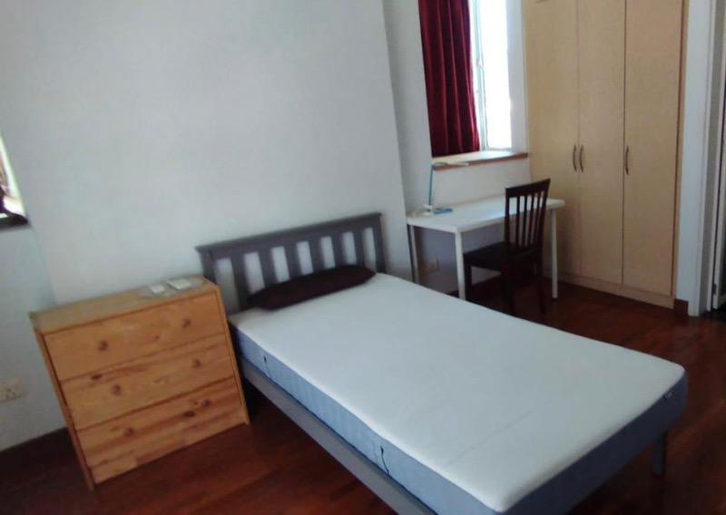Apartment for Rent, Papillon Apartment Room Rental, $1,800, 1 Bed 1 Bath 200 sqft $9.00 psf, SGD 1,800