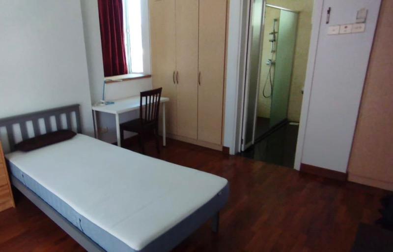Apartment for Rent, Papillon Apartment Room Rental, $1,800, 1 Bed 1 Bath 200 sqft $9.00 psf, SGD 1,800