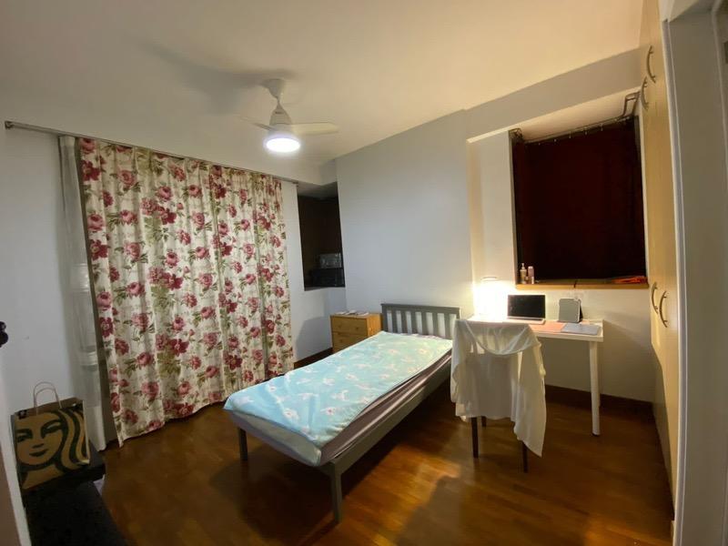 Apartment for Rent, Papillon Apartment Room Rental, $1,800, 1 Bed 1 Bath 200 sqft $9.00 psf, SGD 1,800