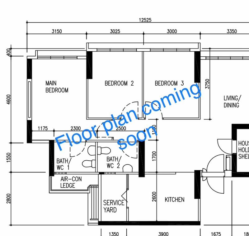 HDB Apartment for Rent, 348B Yishun Avenue 11 HDB Apartment For Rent, $3,600, 4 Bed 2 Bath 1,205 sqft $2.99 psf, SGD 3,600 | 99-year Leasehold