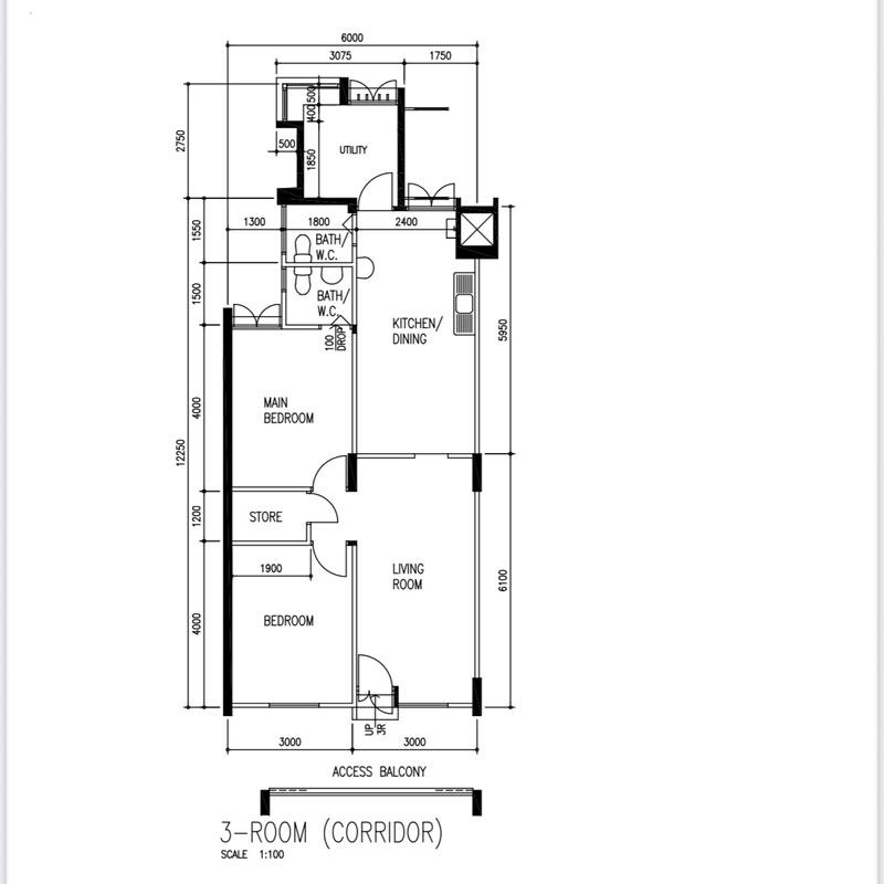 HDB Apartment for Rent, 456 Ang Mo Kio Avenue 10 HDB Apartment Room Rental, $1,300, 1 Bed 1 Bath 161 sqft $8.07 psf, SGD 1,300 | 99-year Leasehold