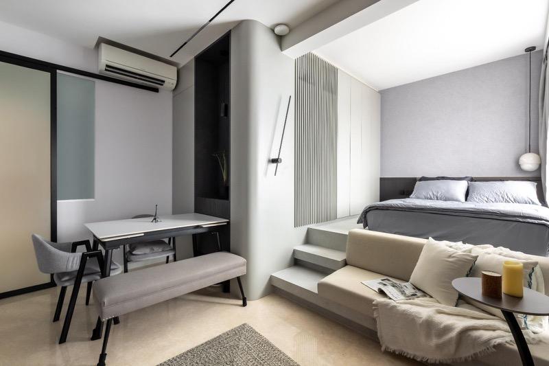 The Tre Ver Condominium For Rent, $3,999, 2 Bed 1 Bath 614 sqft $6.51 psf