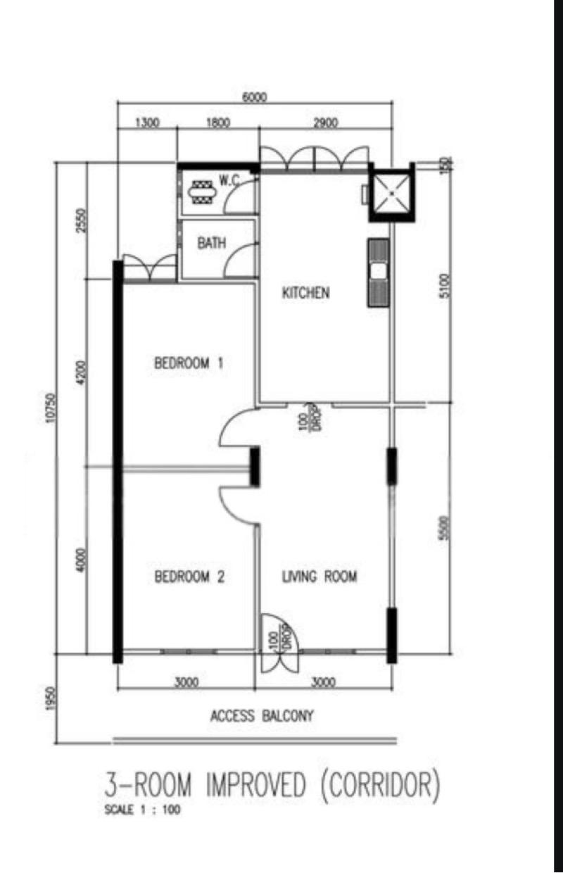 HDB Apartment for Rent: D16, 460534