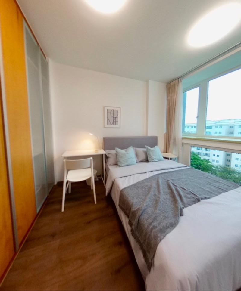 Condominium for Rent, Changi Rise Condo Condominium Room Rental, $1,200, 1 Bed 1 Bath 180 sqft $6.67 psf, SGD 1,200 | 99-year Leasehold