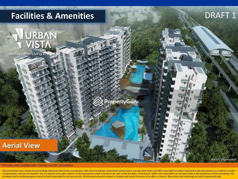 Condominium for Rent, Urban Vista, SGD 1,300 | 99-year lease