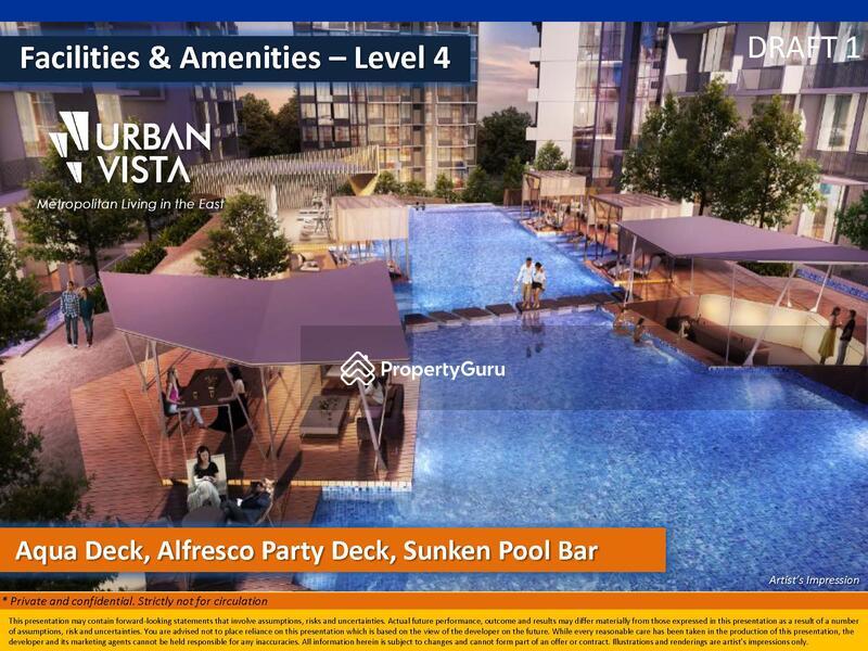 Condominium for Rent, Urban Vista, SGD 1,300 | 99-year lease