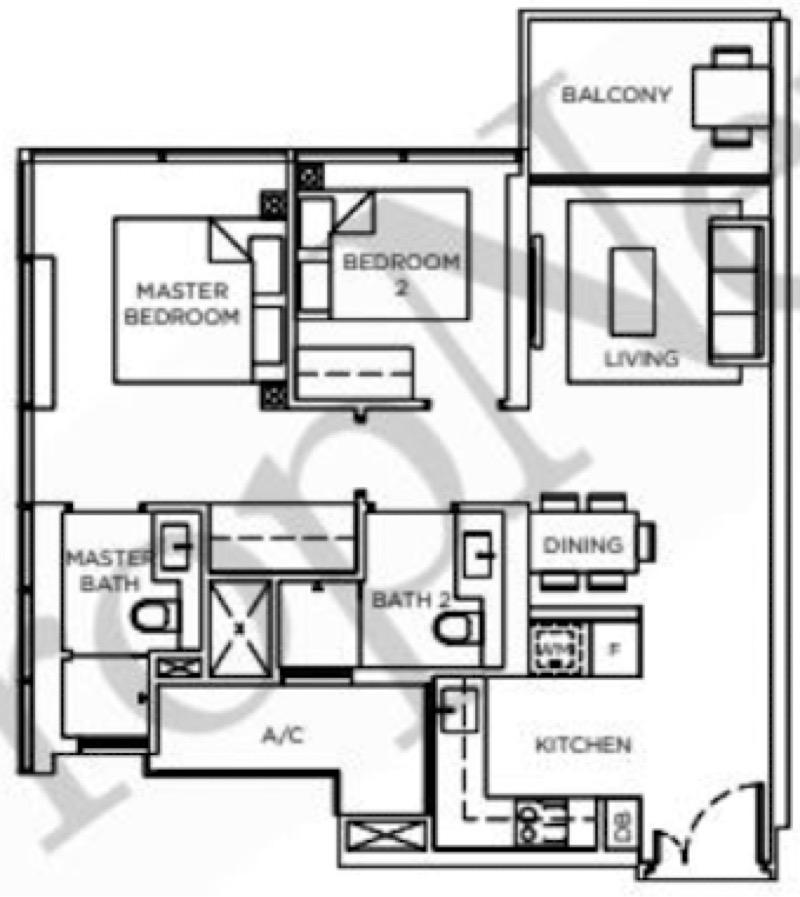 Condominium for Rent: D09, 249690