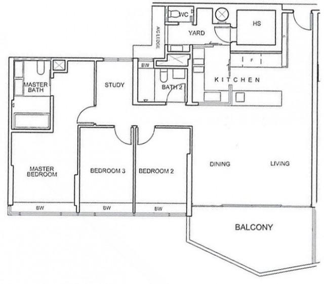 Condominium for Rent, Silversea Condominium For Rent, $10,500, 3 Bed 3 Bath 1,690 sqft $6.21 psf, SGD 10,500 | 99-year Leasehold