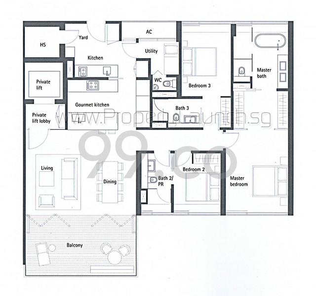 Condominium for Rent: D10, 258502