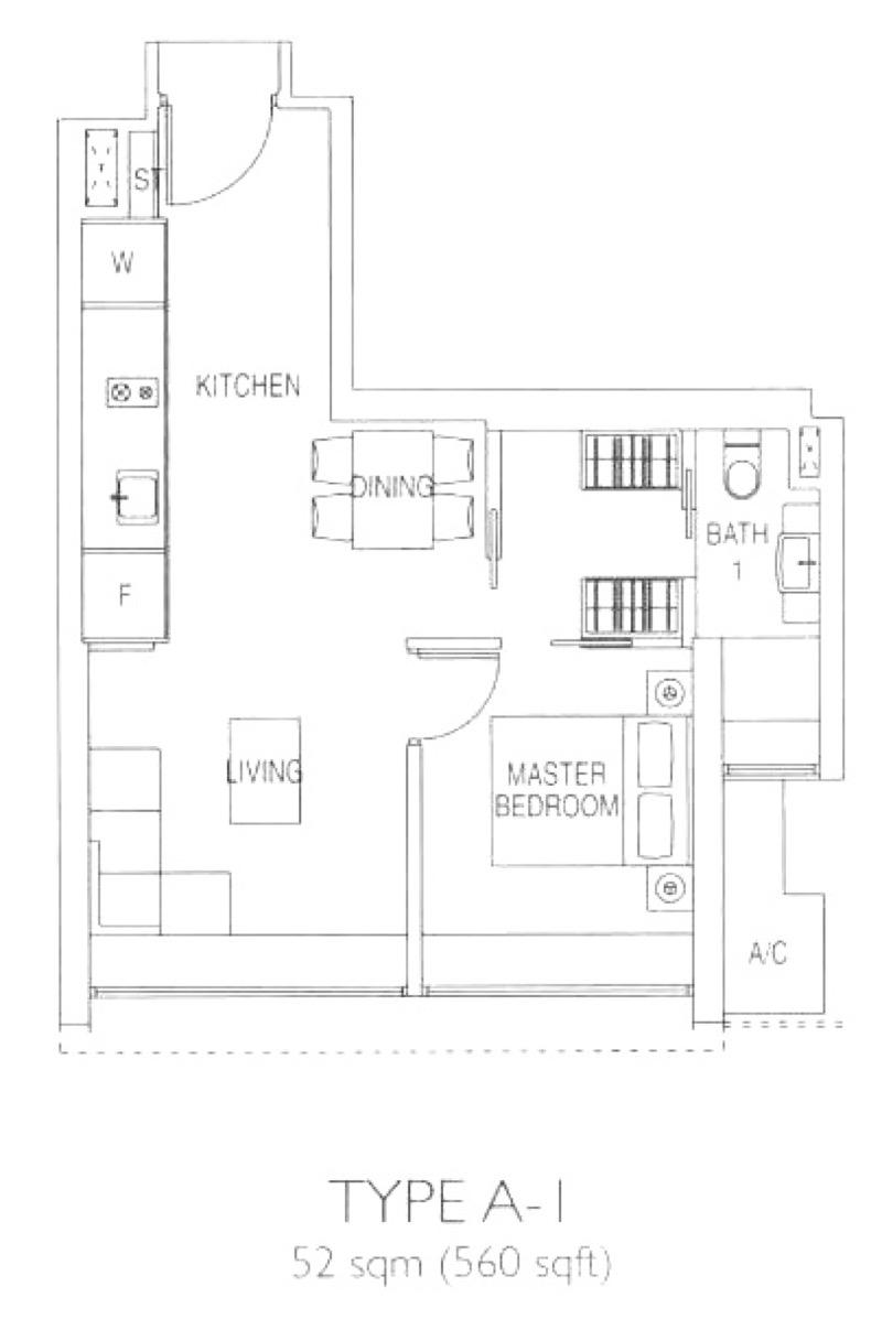Condominium for Rent: D08, 208745