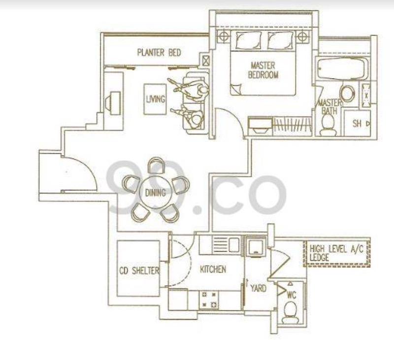 Condominium for Rent: D15, 424968