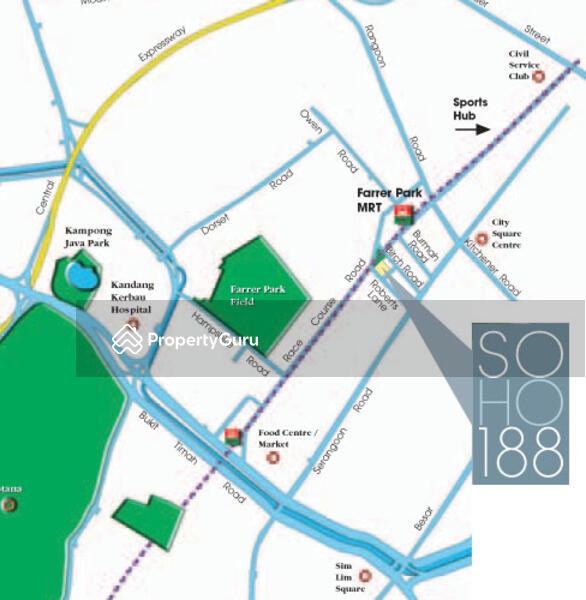 Apartment for Rent, Soho 188, SGD 3,200 | Freehold