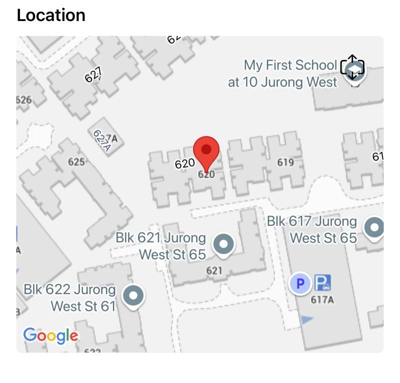 620 Jurong West Street 65 HDB Apartment Room Rental, $850, 1 Bed 2 Bath 215 sqft $3.95 psf
