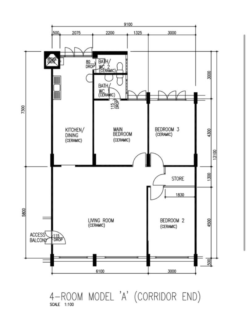 HDB Apartment for Rent: D25, 730855