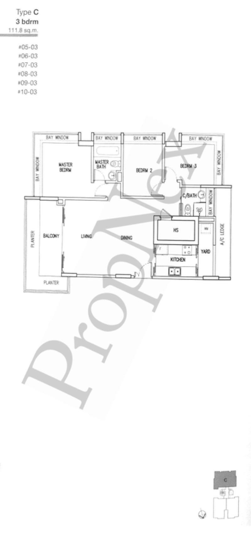 Apartment for Rent, Casa Meya Apartment For Rent, $5,500, 3 Bed 2 Bath 1,195 sqft $4.60 psf, SGD 5,500 | Freehold