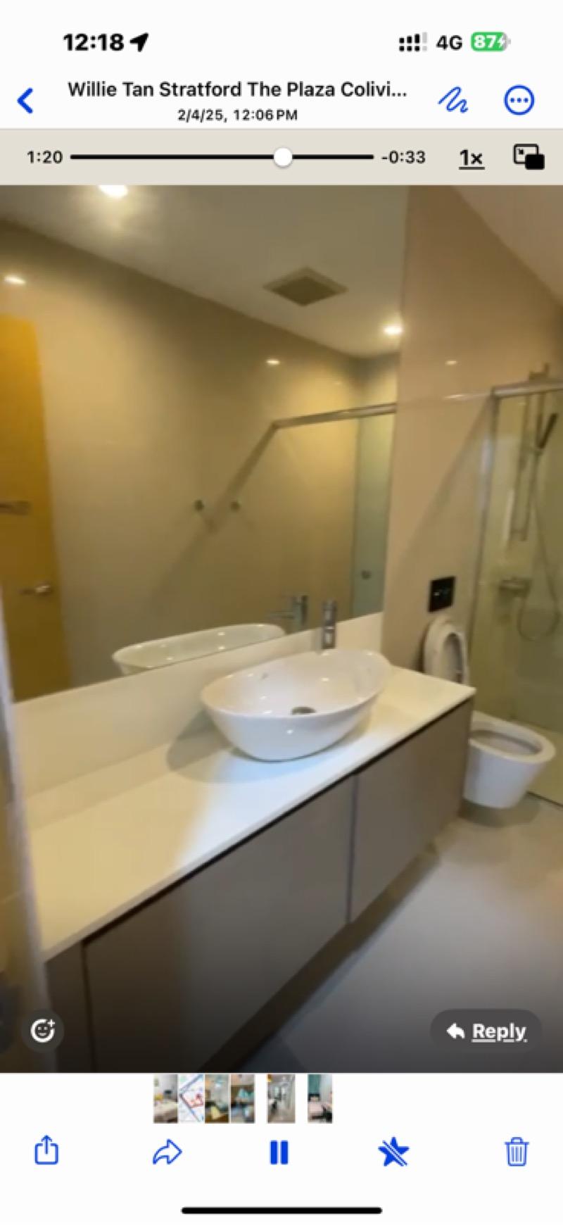 Apartment for Rent, The Plaza Apartment Room Rental, $1,299, 1 Bed 1 Bath 150 sqft $8.66 psf, SGD 1,299 | 99-year Leasehold