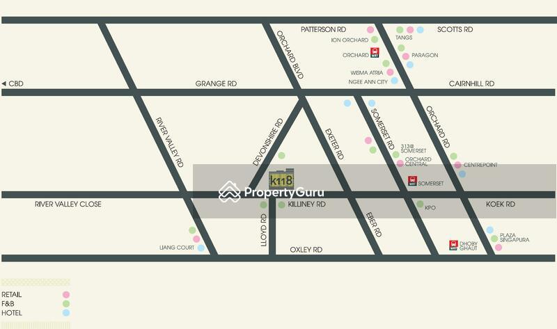 Condominium for Rent, Killiney 118, SGD 4,400 | Freehold