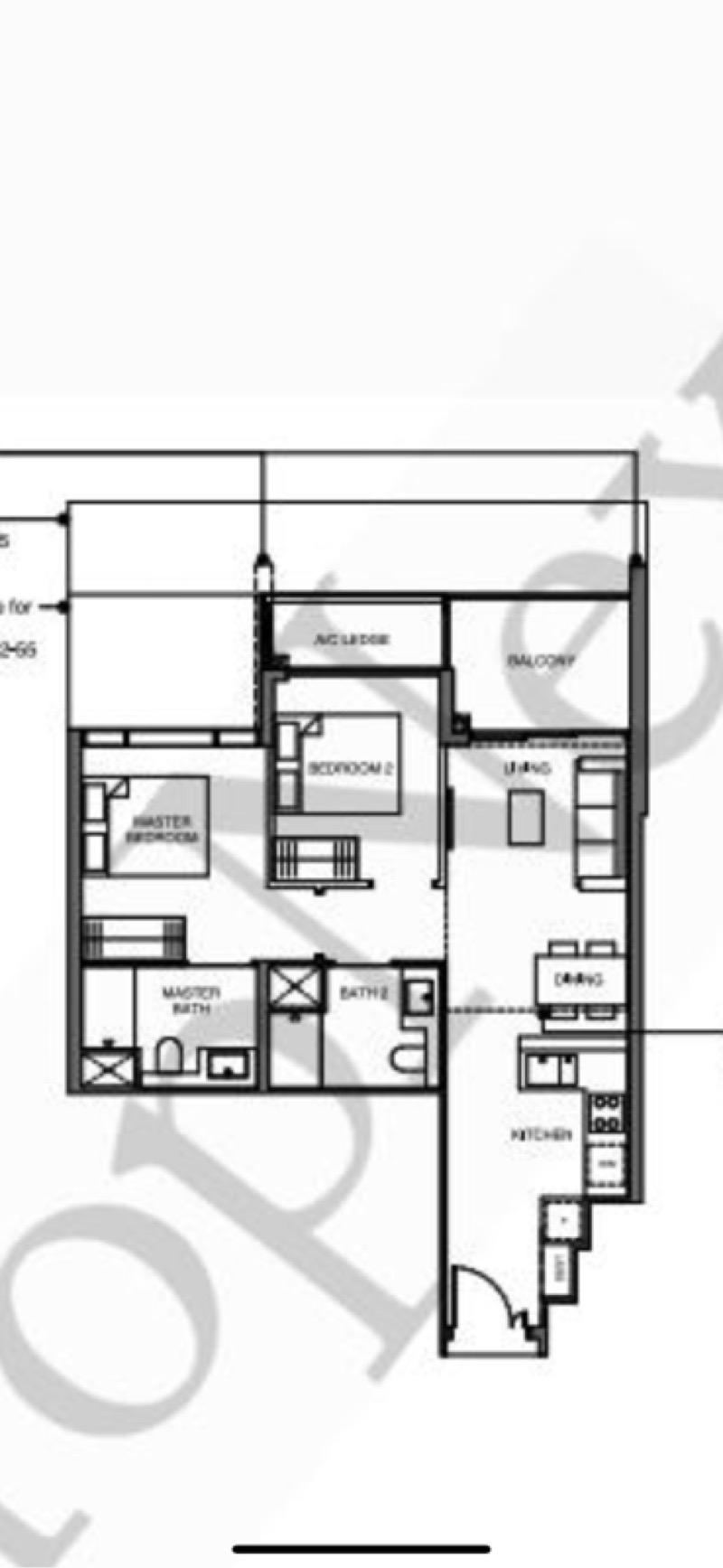 Leedon Green Condominium For Rent, $4,999, 2 Bed 2 Bath 710 sqft $7.04 psf