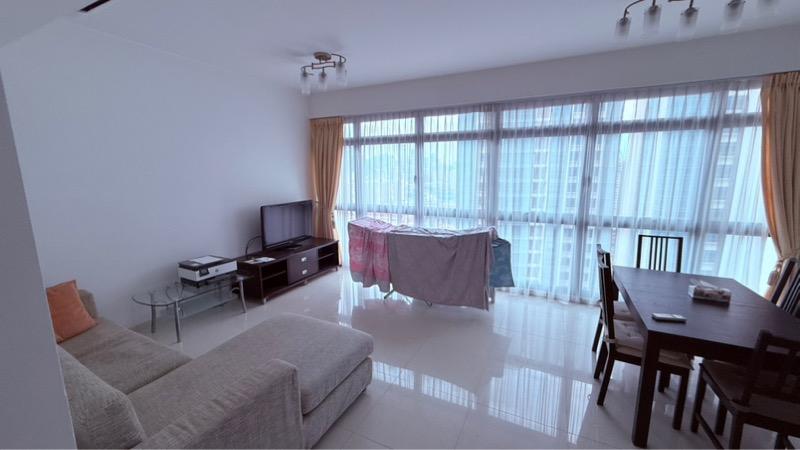City Square Residences Condominium For Rent, $6,500, 3 Bed 2 Bath 1,216 sqft $5.35 psf