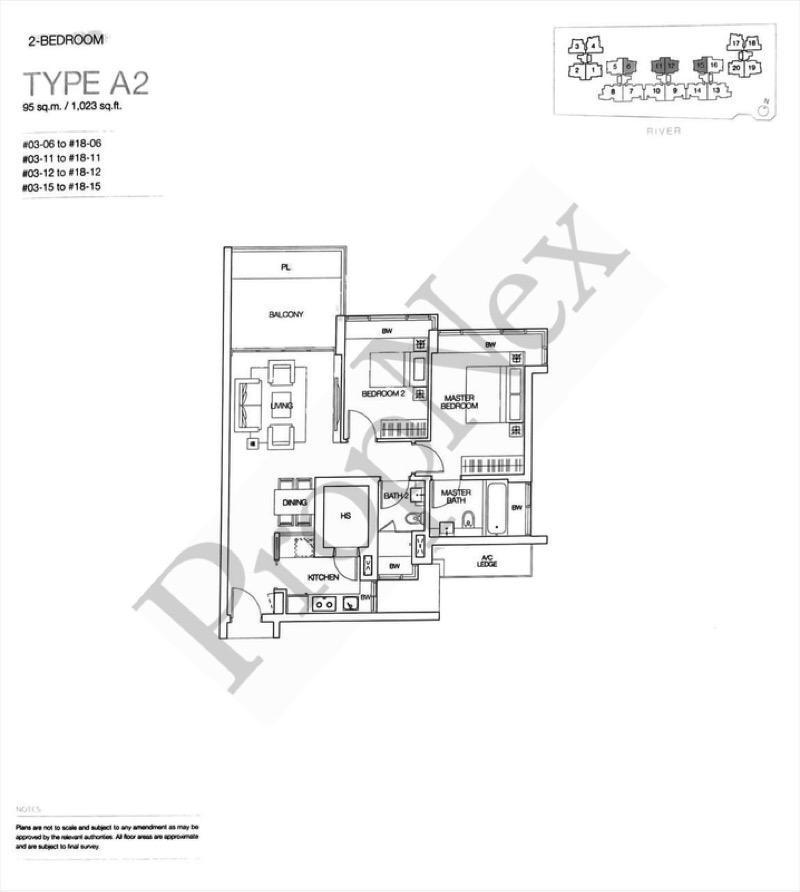 DAKOTA RESIDENCES Condominium For Rent, $5,200, 2 Bed 2 Bath 1,023 sqft $5.08 psf