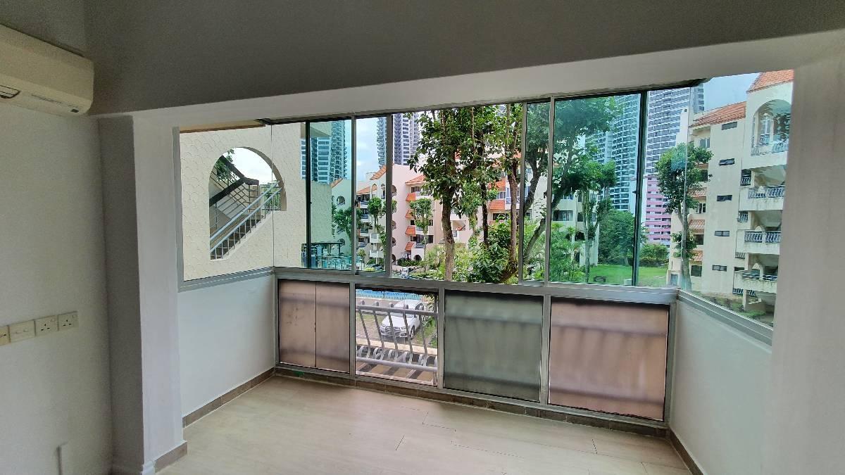 Spanish Village Condominium For Rent, $6,500, 3 Bed 2 Bath 1,701 sqft $3.82 psf
