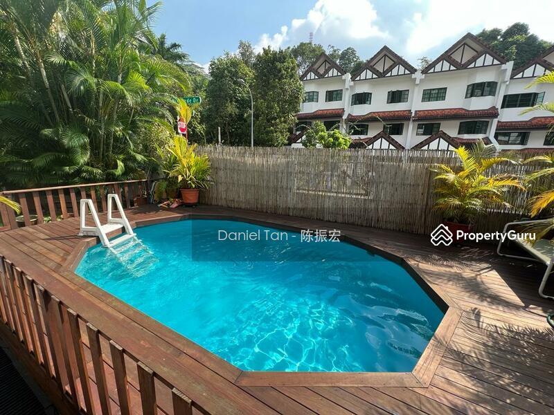 Corner Terrace for Rent, Hindhede Drive. Corner Terrace with Swimming Pool in Bukit Timah Nature Reserve, SGD 9,500