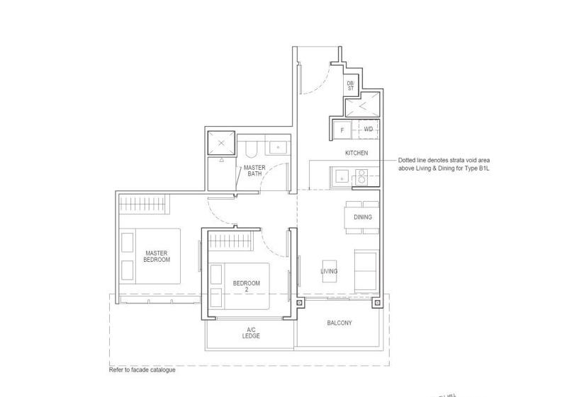 Condominium for Rent, Irwell Hill Residences Condominium For Rent, $5,300, 2 Bed 1 Bath 603 sqft $8.79 psf, SGD 5,300 | 99-year Leasehold
