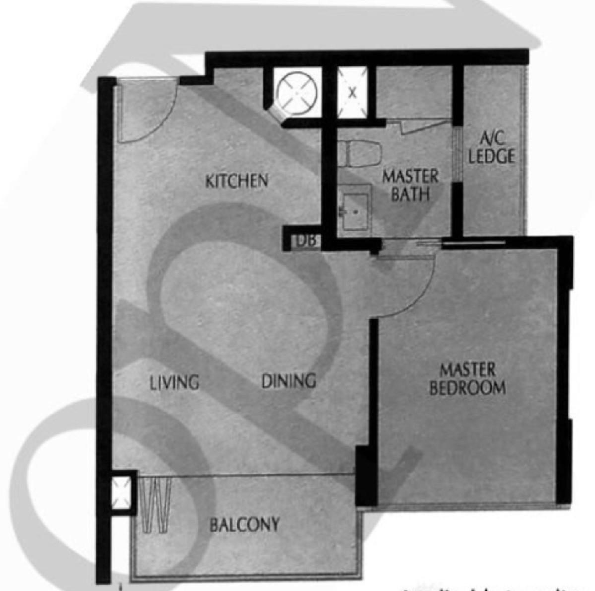 Condominium for Rent, ECO SANCTUARY Condominium For Rent, $2,999, 1 Bed 1 Bath 506 sqft $5.93 psf, SGD 2,999 | 99-year Leasehold