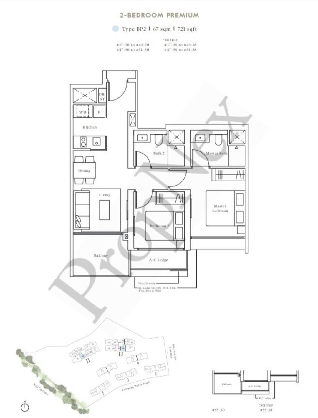 Avenue South Residence Condominium For Rent, $4,800, 2 Bed 2 Bath 721 sqft $6.66 psf