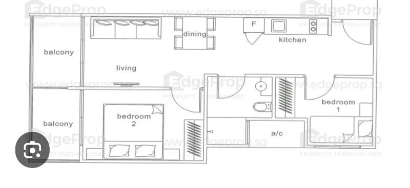 iSuites @ Marshall Apartment For Rent, $3,100, 2 Bed 1 Bath 614 sqft $5.05 psf