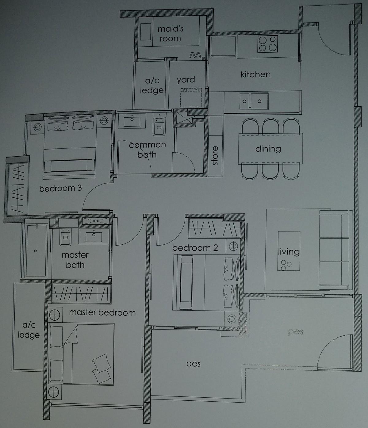 Condominium for Rent: Upper Thomson Road, D20, 574409
