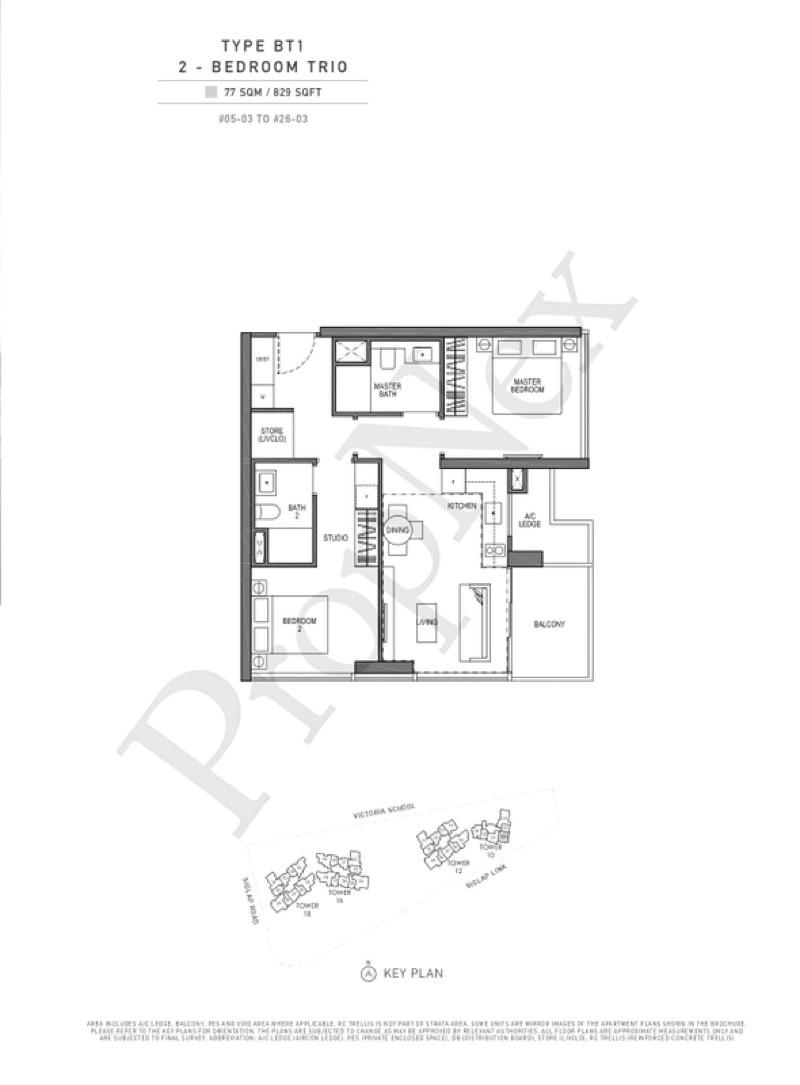 Condominium for Rent, Seaside Residences Condominium For Rent, $7,000, 2 Bed 2 Bath 829 sqft $8.44 psf, SGD 7,000 | 99-year Leasehold