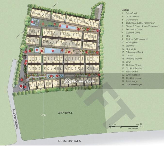 Condominium - Cluster House for Rent, Belgravia Villas, SGD 12,000 | Freehold