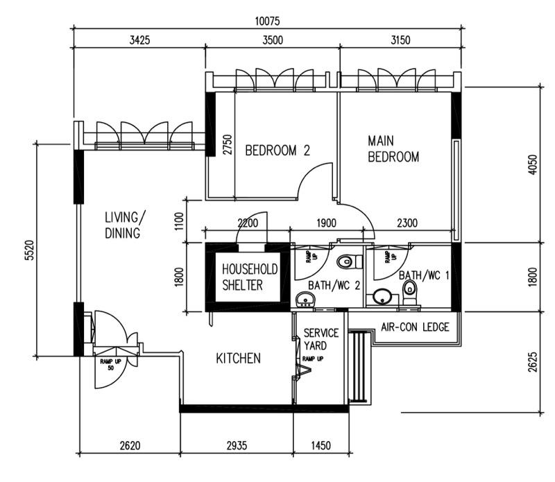 HDB Apartment for Rent: D12, 323113